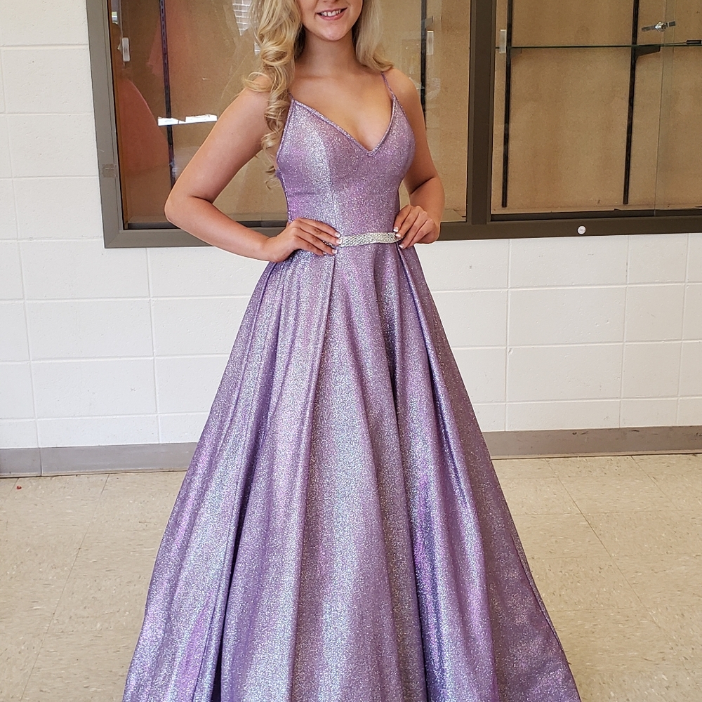 Clarisse Purple Ballgown Prom Pageant Dress